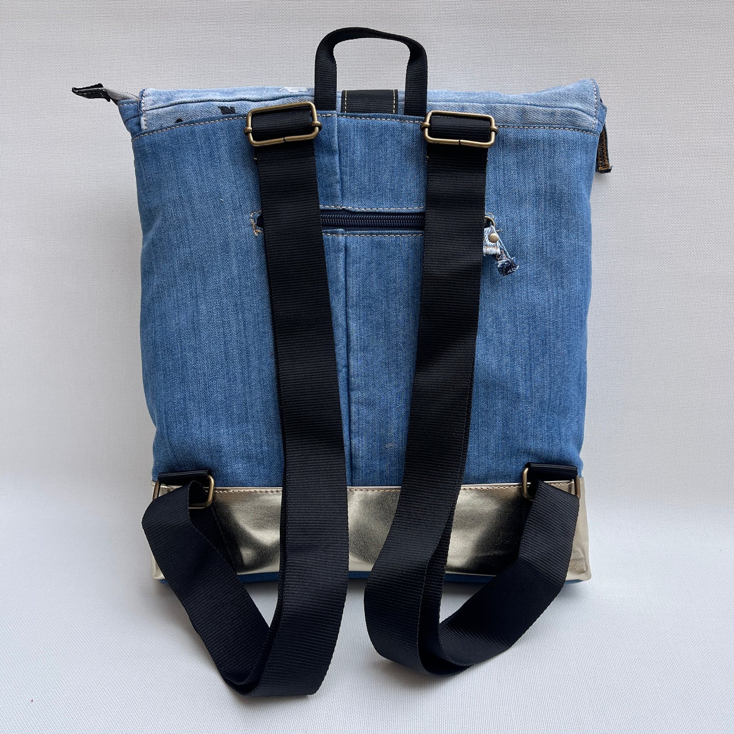 Mochila Top Caomka Recycled ♻️ Jeans · Pieza Única 15574