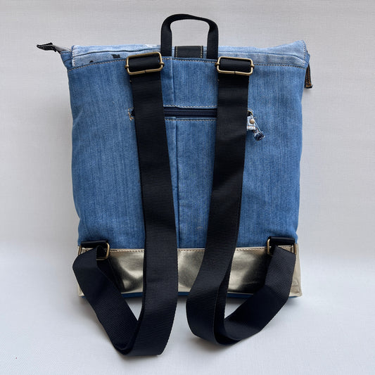 Mochila Top Caomka Recycled ♻️ Jeans · Pieza Única 15574