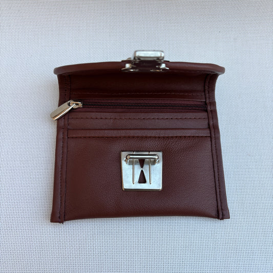 CAOMKA Coin Holder Natural BioCuir® Leather Exclusive Piece No. 12375