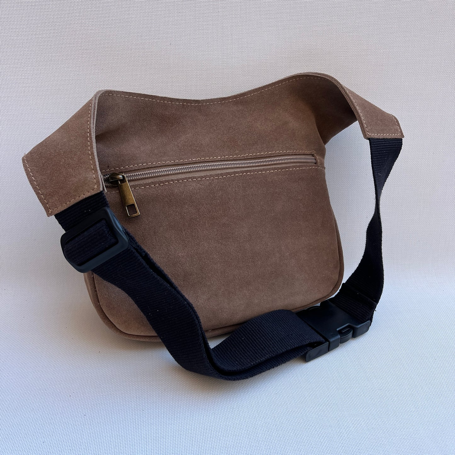 Riñonera Brown & Beige · Piel Serraje · Pieza Exclusiva Núm. 14756