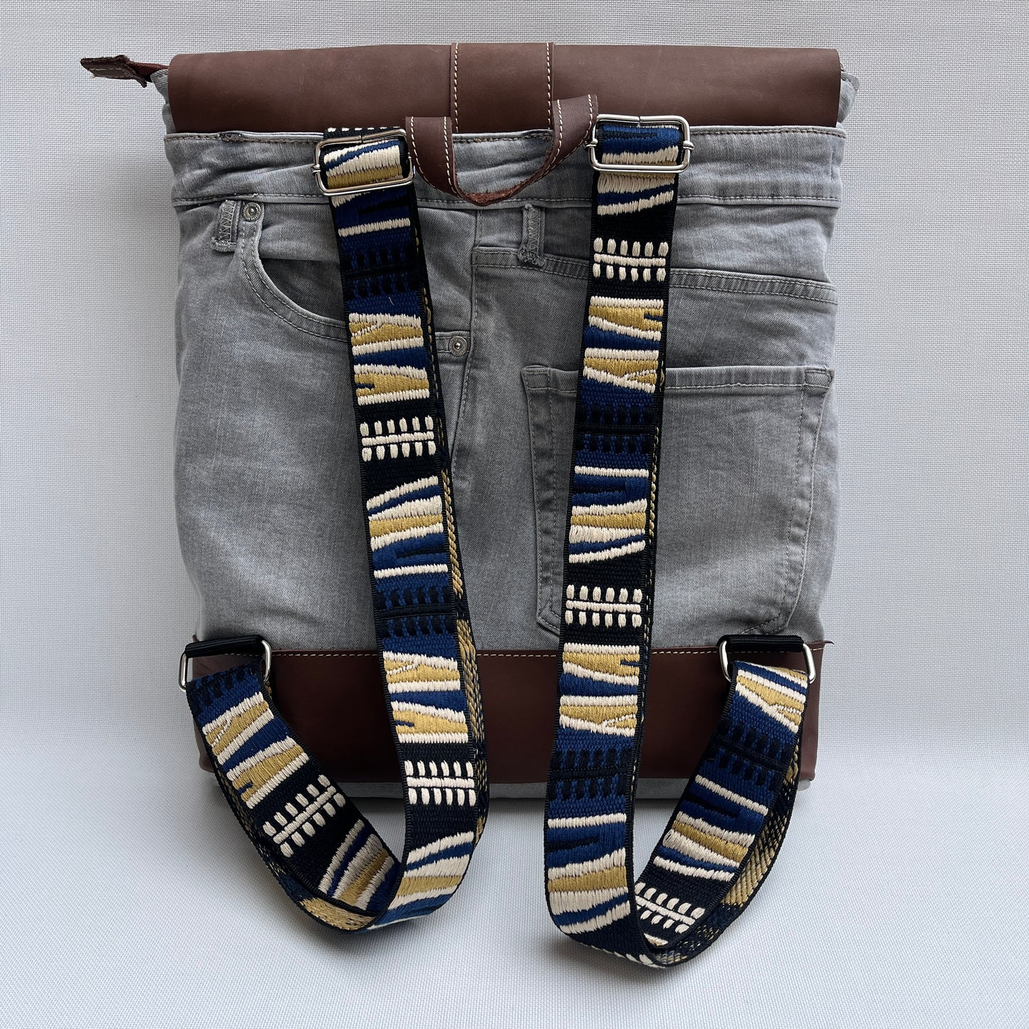 Mochila Top Caomka Recycled ♻️ Jeans · Pieza Única 15575
