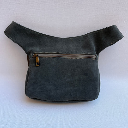 Riñonera Green & Kaki · Piel Serraje · Pieza Exclusiva Núm. 14759