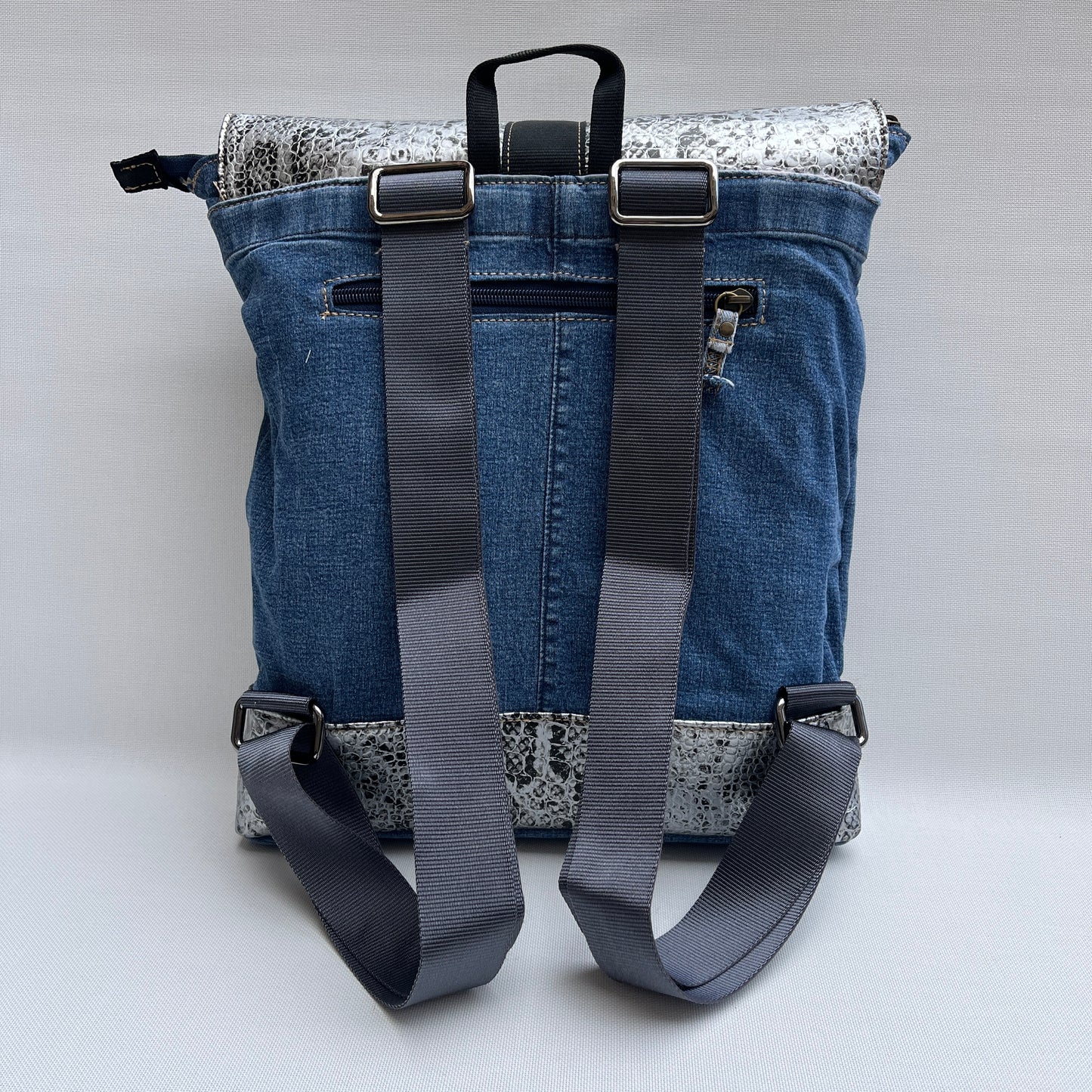 Mochila Top Caomka Recycled ♻️ Jeans · Pieza Única 15547