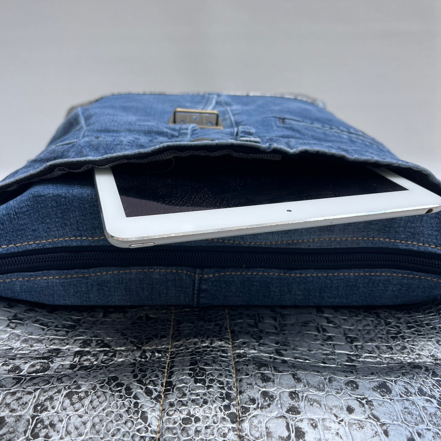 Mochila Top Caomka Recycled ♻️ Jeans · Pieza Única 15547