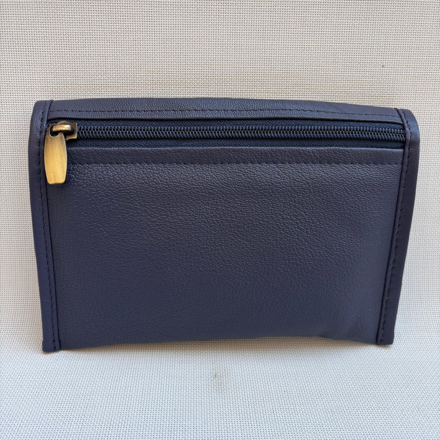 CAOMKA Flat Coin Purse Natural BioCuir® Leather Exclusive Piece No. 13177