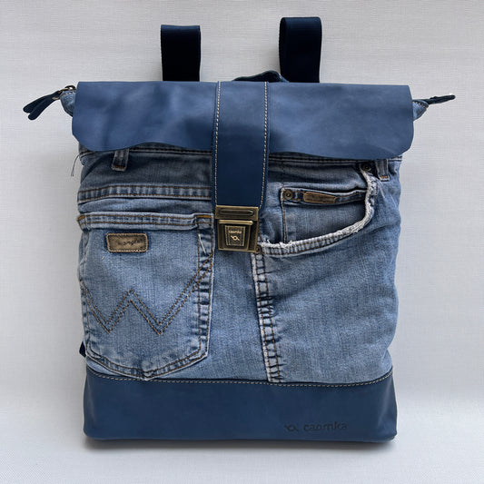 Mochila Top Caomka Recycled ♻️ Jeans · Pieza Única 15508