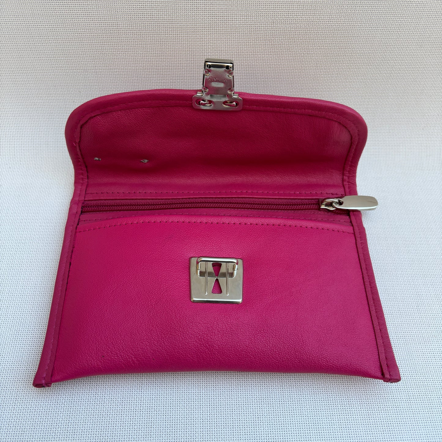 CAOMKA Flat Coin Purse Natural BioCuir® Leather Exclusive Piece No. 13177