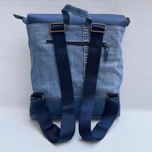 Mochila Top Caomka Recycled ♻️ Jeans · Pieza Única 15508