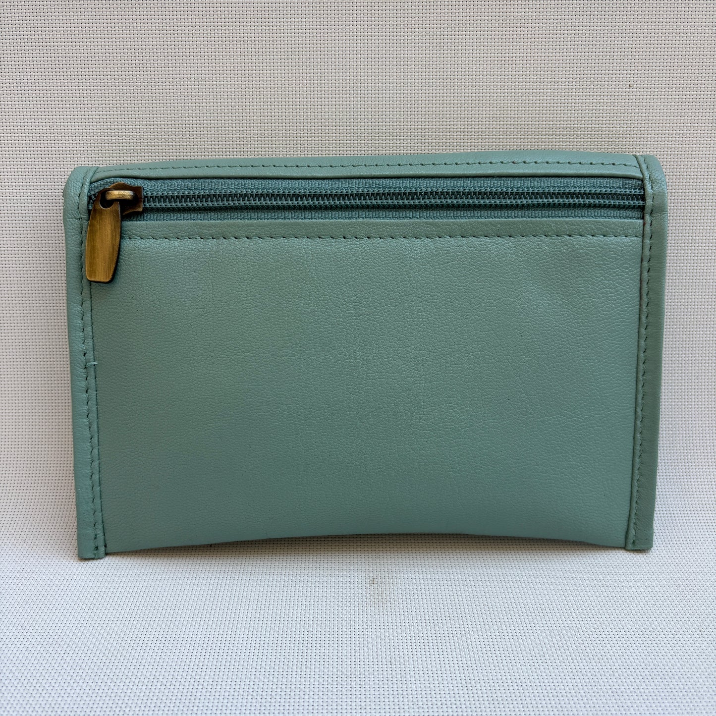 CAOMKA Flat Coin Purse Natürliches BioCuir®-Leder Exklusivstück Nr. 13177