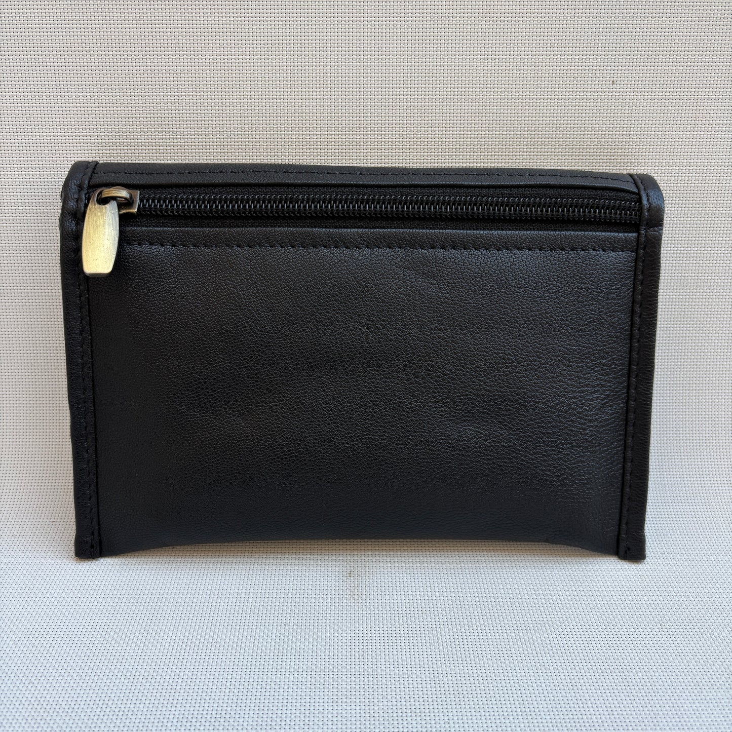 CAOMKA Flat Coin Purse Natural BioCuir® Leather Exclusive Piece No. 13177