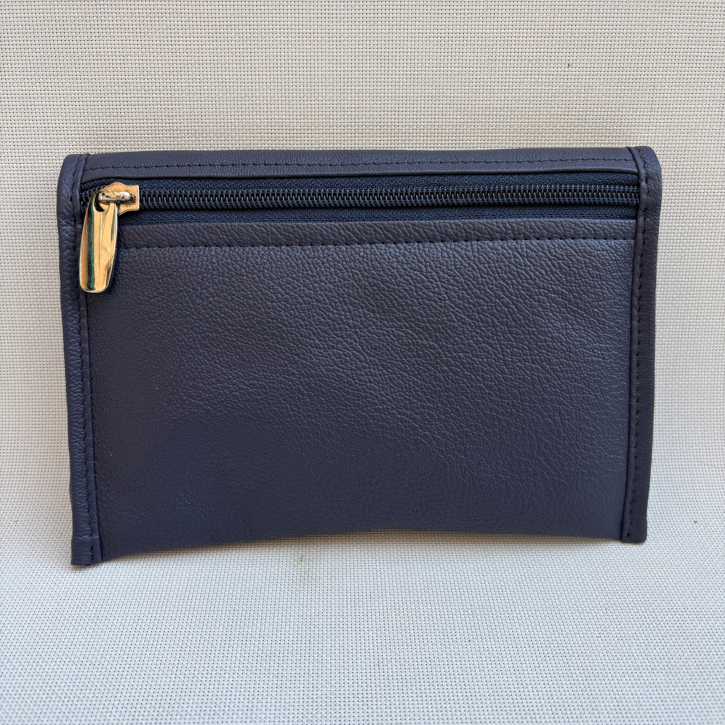 CAOMKA Flat Coin Purse Natural BioCuir® Leather Exclusive Piece No. 13177