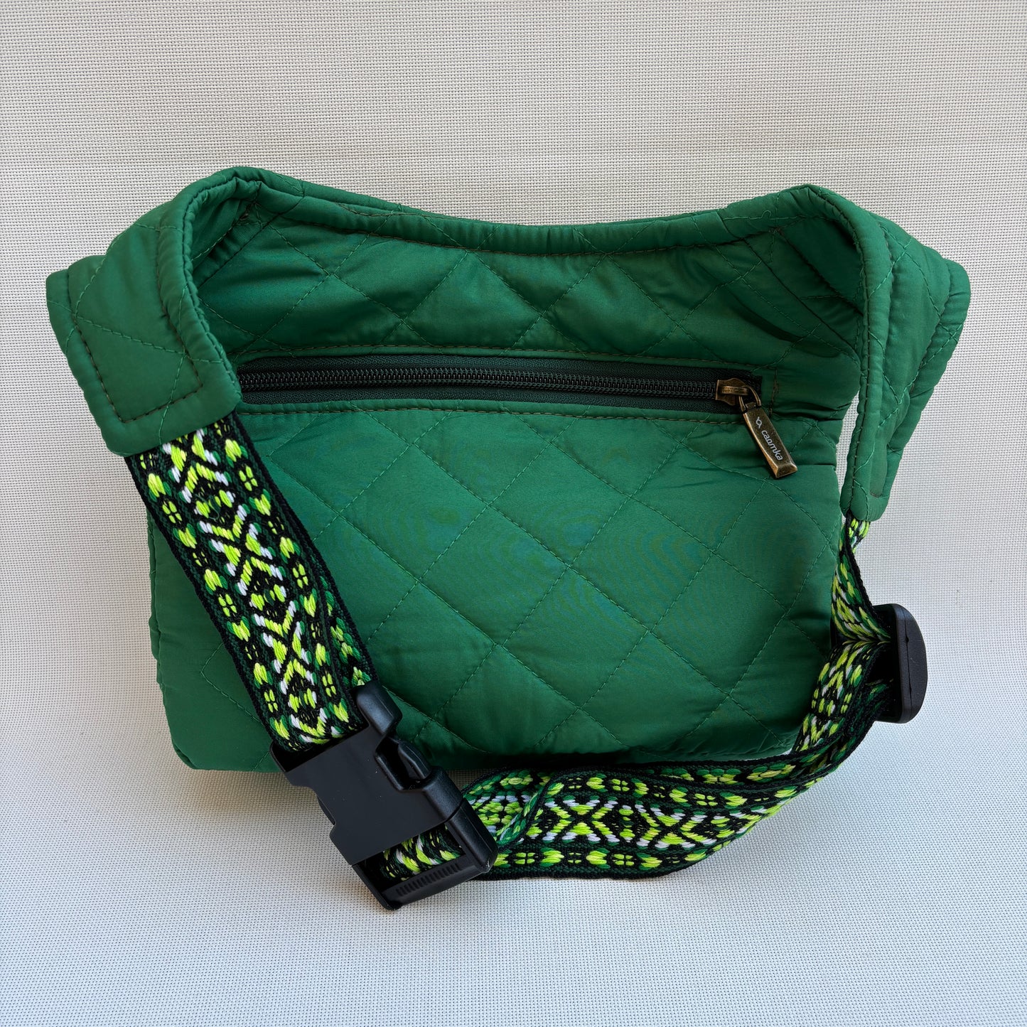 Riñonera "Special India Green Top" + Bolsillo trasero · Pieza Única Núm. 18739