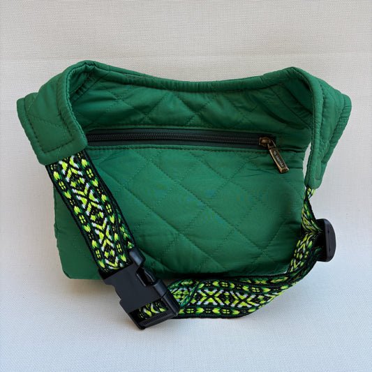 (-30%) Riñonera "Special India Green Top" + Bolsillo trasero · Pieza Única Núm. 18739