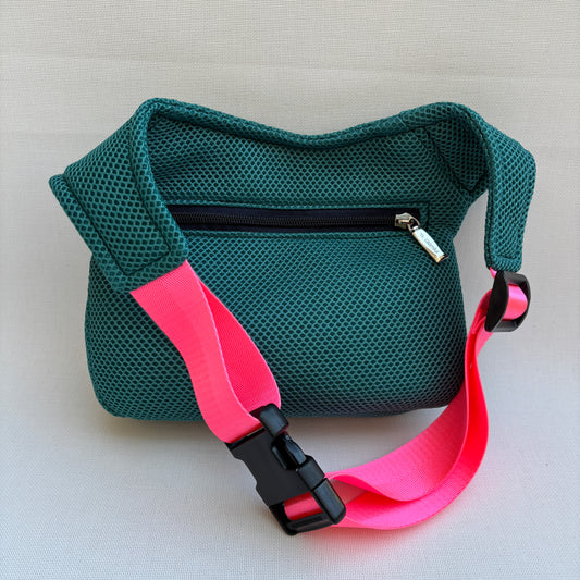 Riñonera "Soft Green 3D" + Bolsillo trasero · Pieza Única Núm. 18741