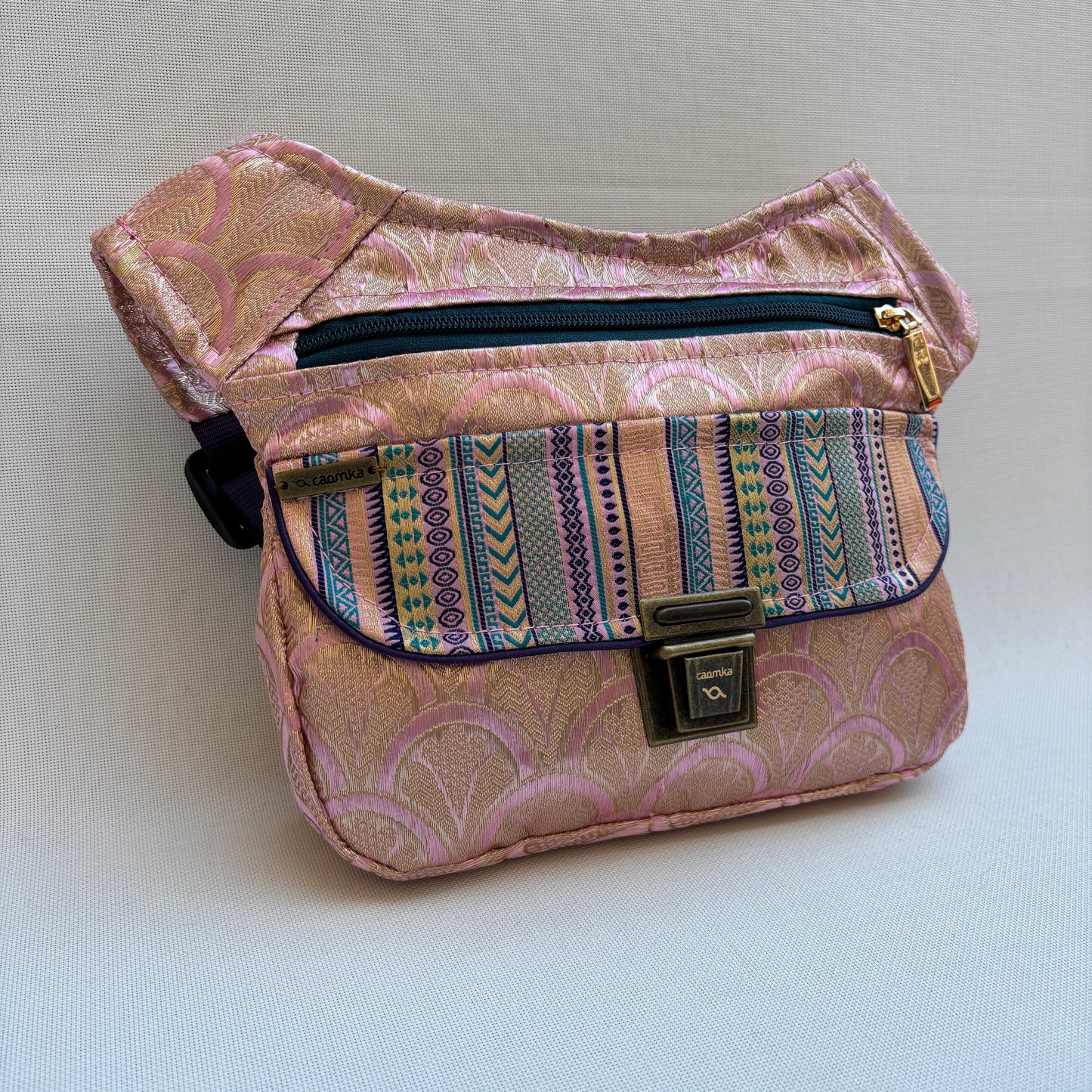 Riñonera "Special Pink Palace India" + Bolsillo trasero · Pieza Única Núm. 18701