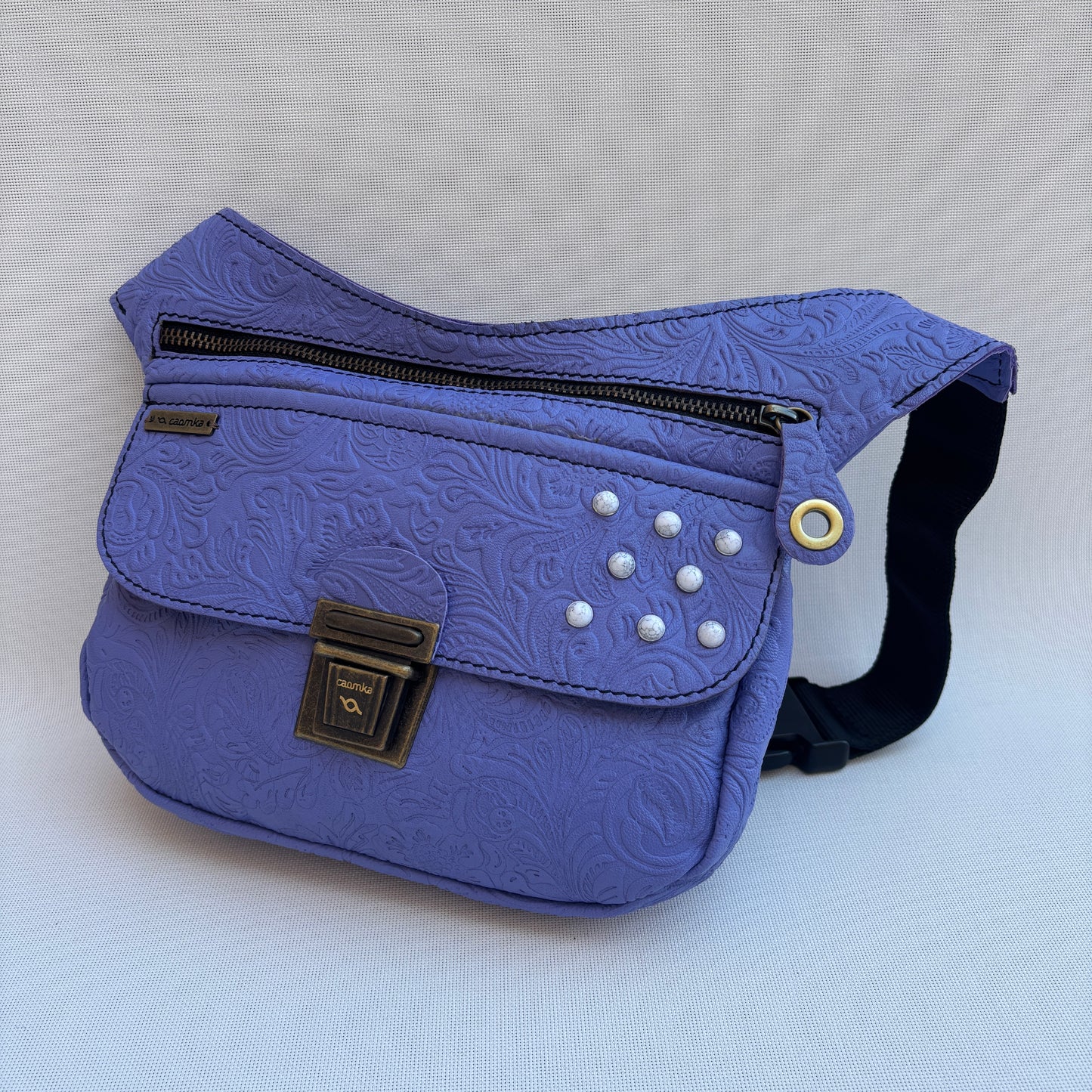Riñonera "Special Purple Plus" · Piel - Cuero · Pieza Única Núm. 17275