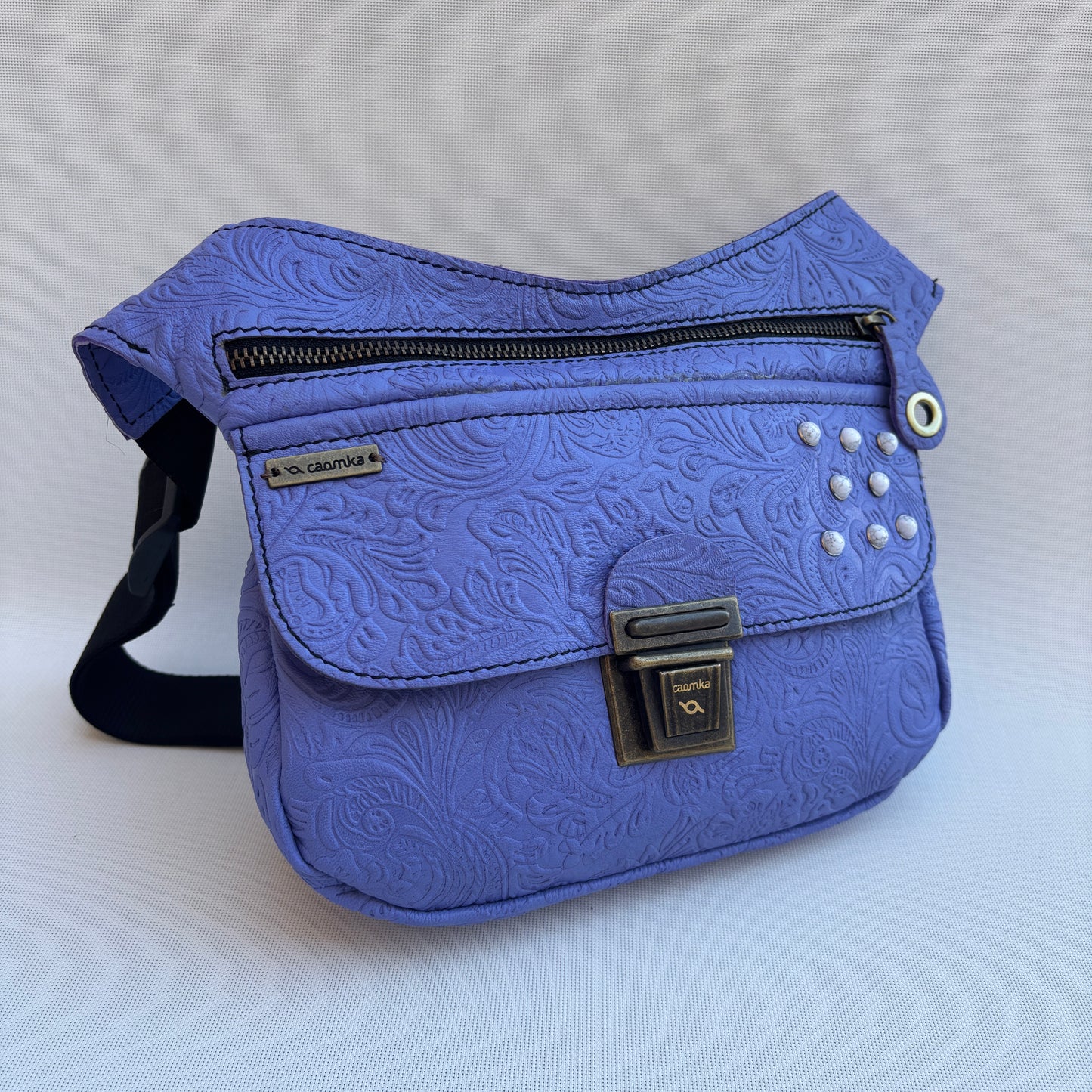 Riñonera "Special Purple Plus" · Piel - Cuero · Pieza Única Núm. 17275