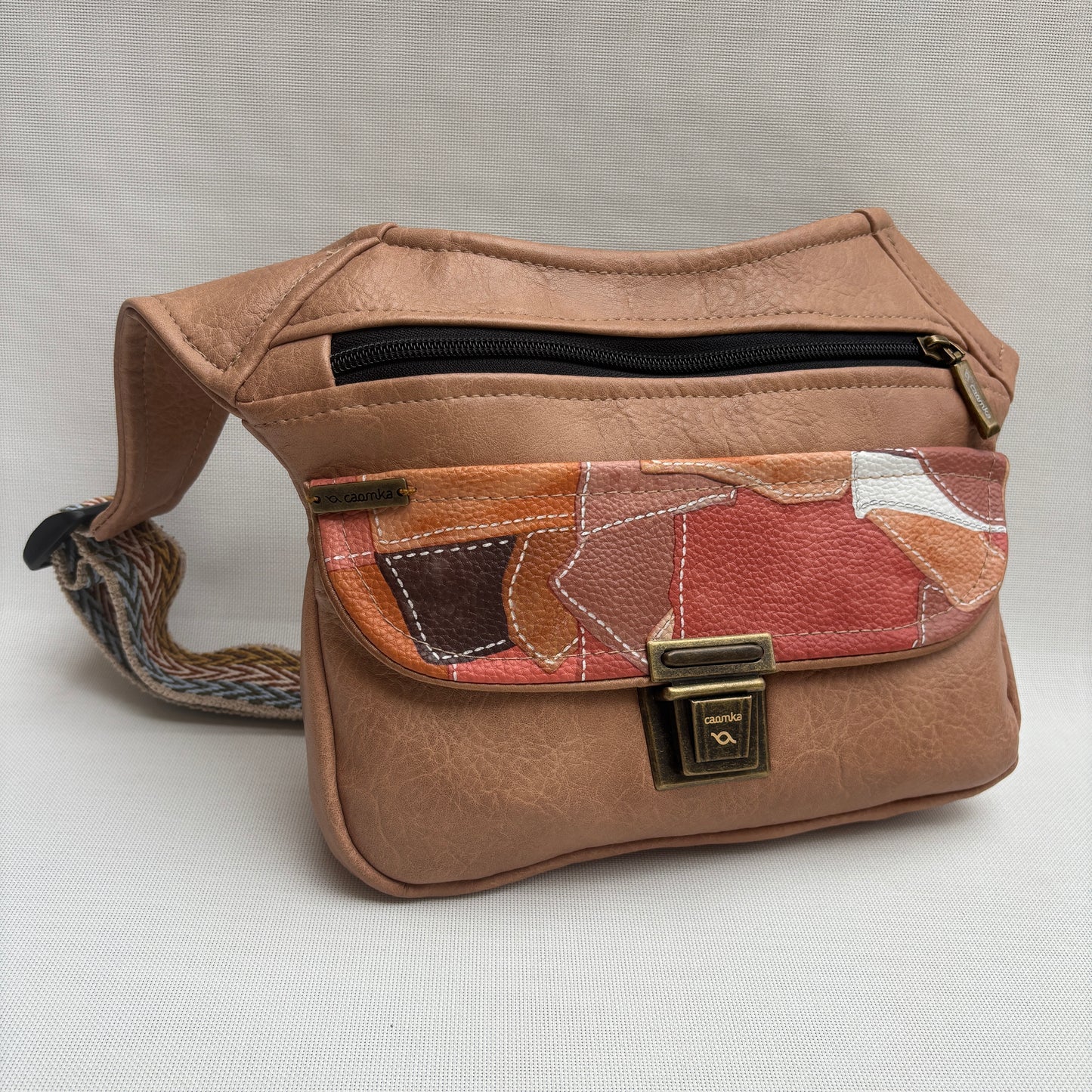 Riñonera "Special Patchwork Top" · Polipiel · Pieza única Núm. 18027