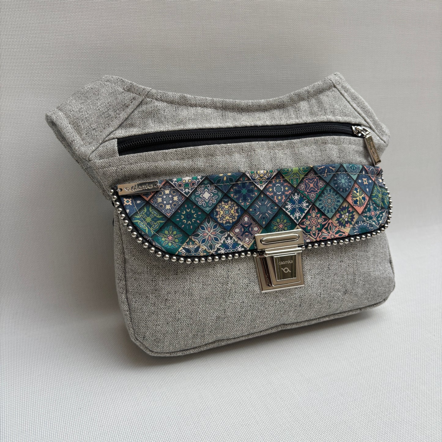 Riñonera "Special Mandalas" + Bolsillo trasero · Pieza Única Núm. 18078