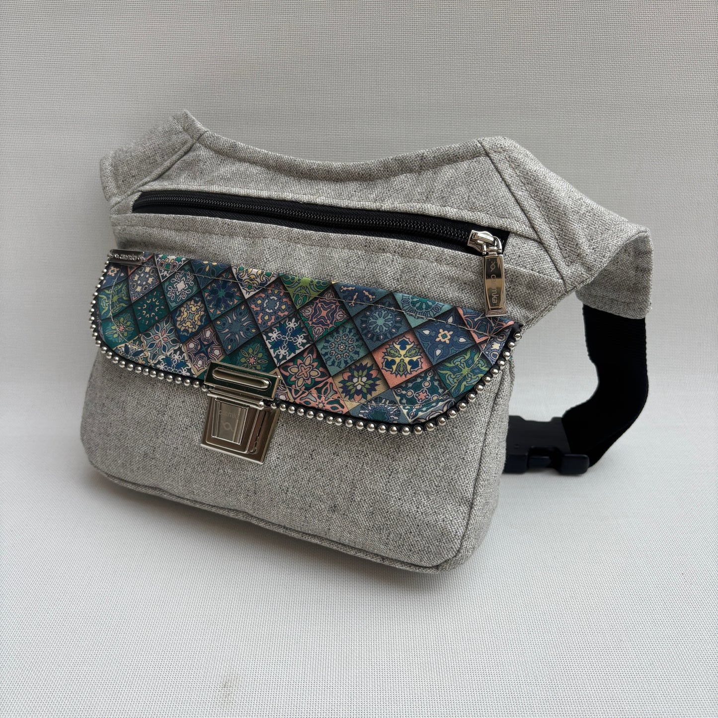 Riñonera "Special Mandalas" + Bolsillo trasero · Pieza Única Núm. 18078