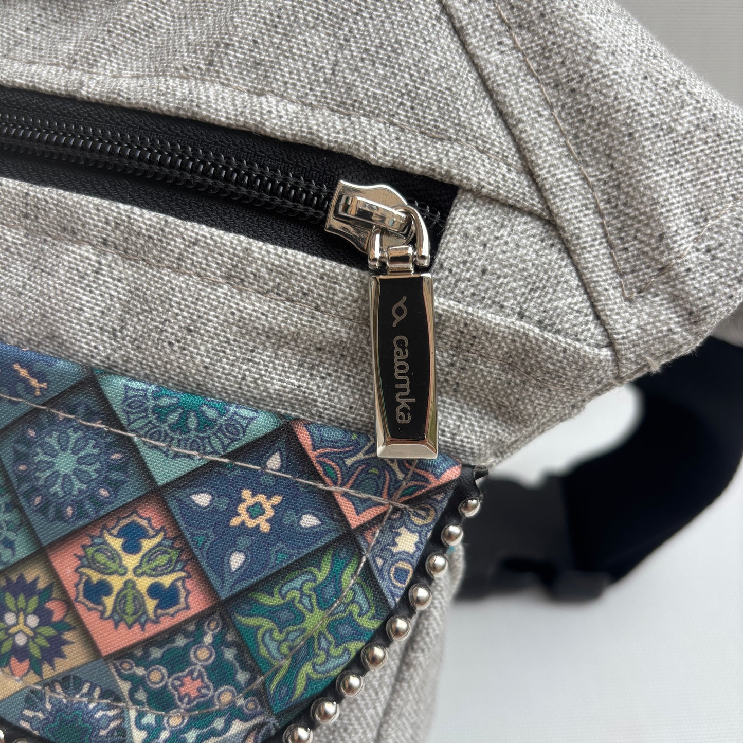 Riñonera "Special Mandalas" + Bolsillo trasero · Pieza Única Núm. 18078