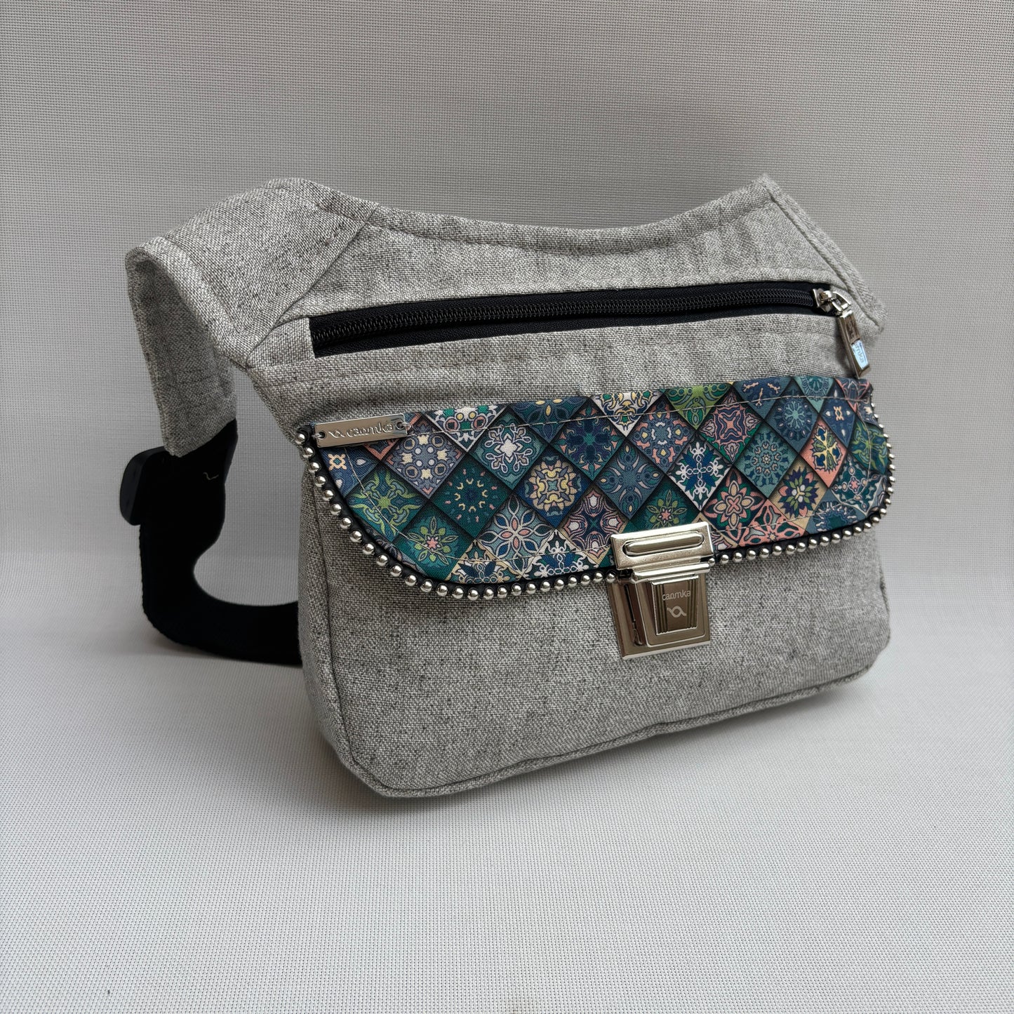 Riñonera "Special Mandalas" + Bolsillo trasero · Pieza Única Núm. 18078