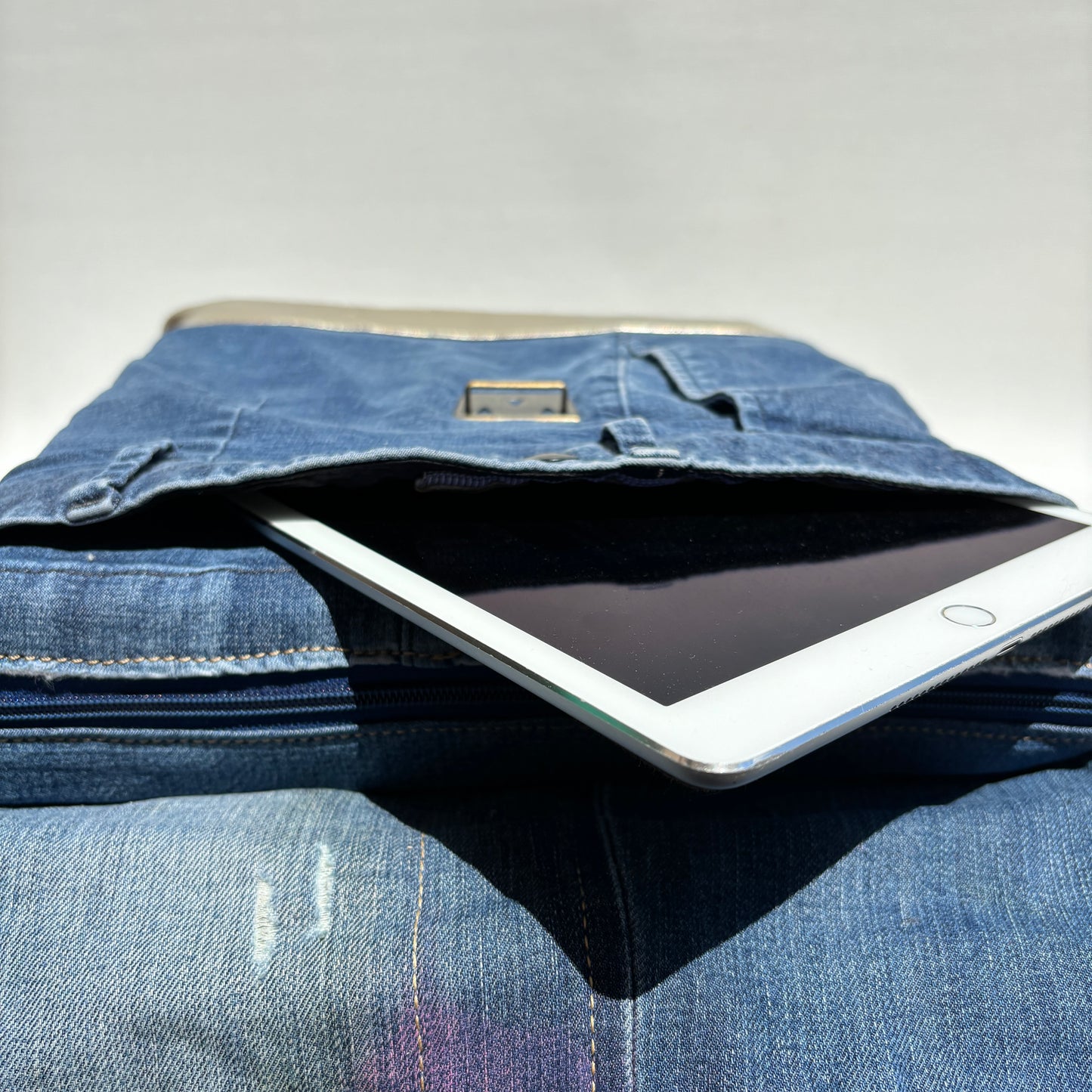 Mochila Top Caomka Recycled ♻️ Jeans · Pieza Única 15565