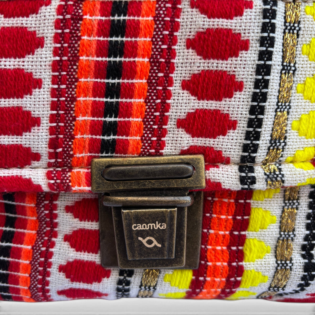 Bolso Bandolera Súper Caomka "Happy Red" · Pieza Única Núm. 19551