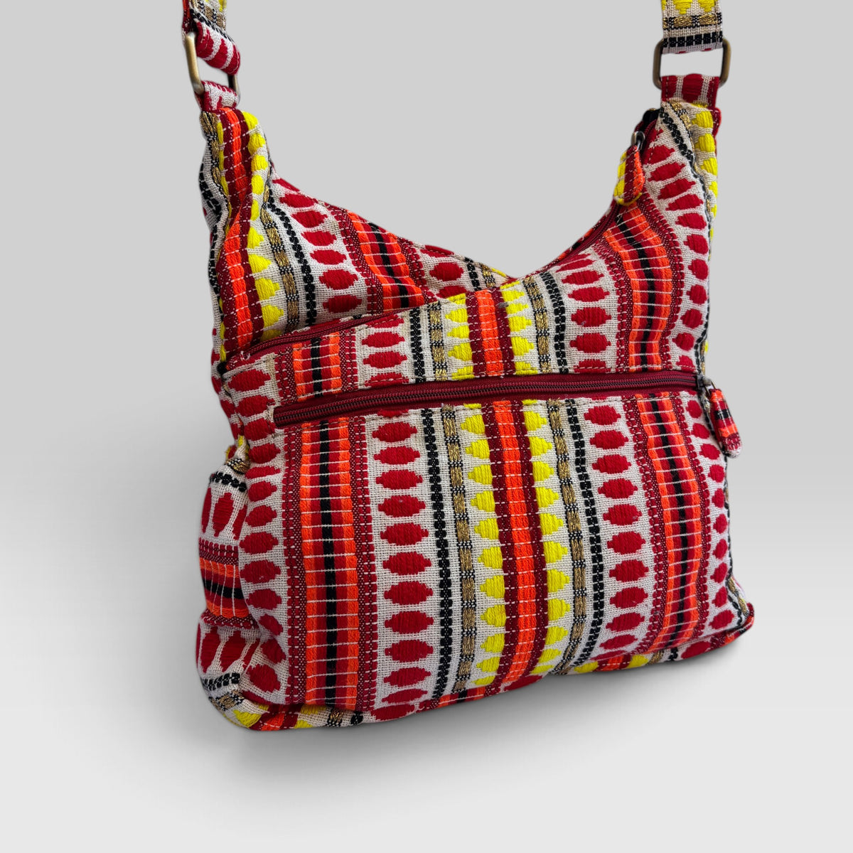 Bolso Bandolera Súper Caomka "Happy Red" · Pieza Única Núm. 19551