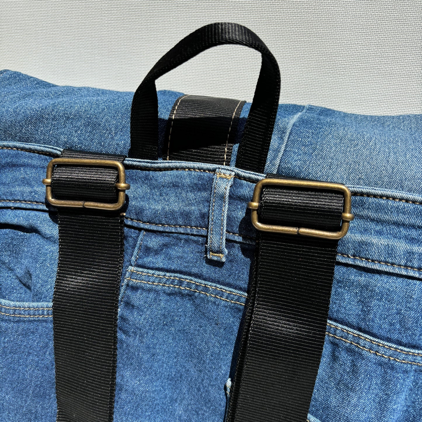 Mochila Top Caomka Recycled ♻️ Jeans · Pieza Única 15567