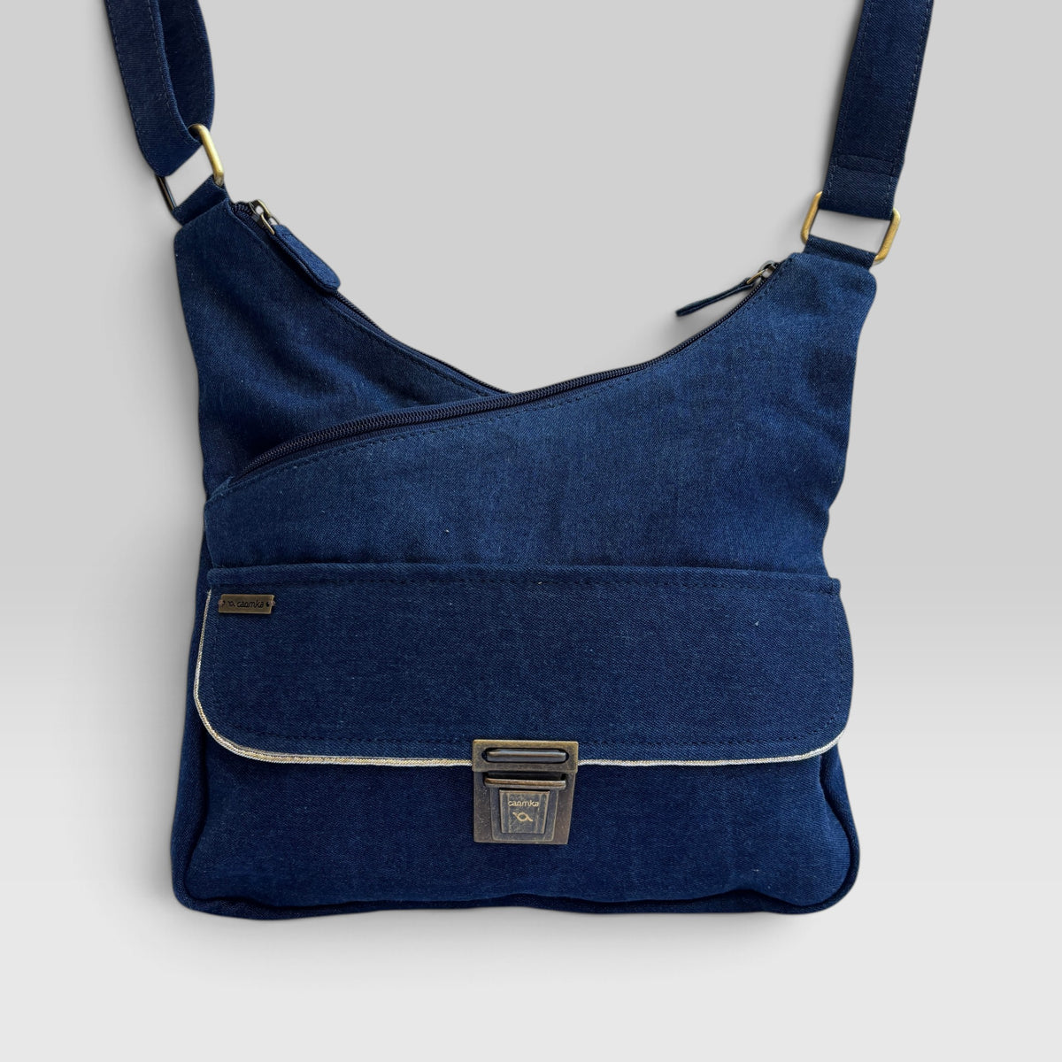 Bolso Bandolera Súper Caomka "Elegant Jeans" · Pieza Exclusiva Núm. 19552