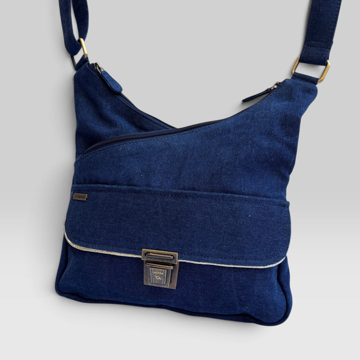 Bolso Bandolera Súper Caomka "Elegant Jeans" · Pieza Exclusiva Núm. 19552