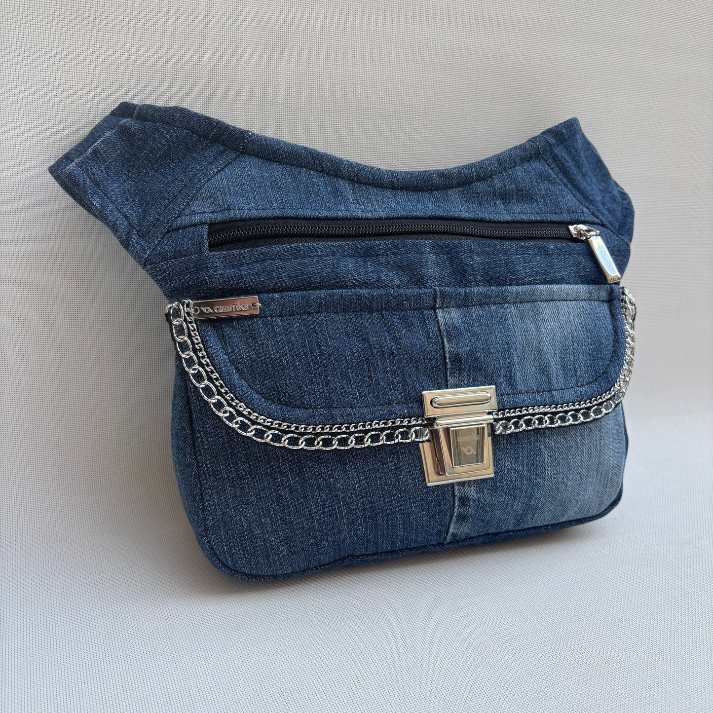 Riñonera "Special ♻️ Jeans Recycled ♻️ · Pieza Única Núm. 18054