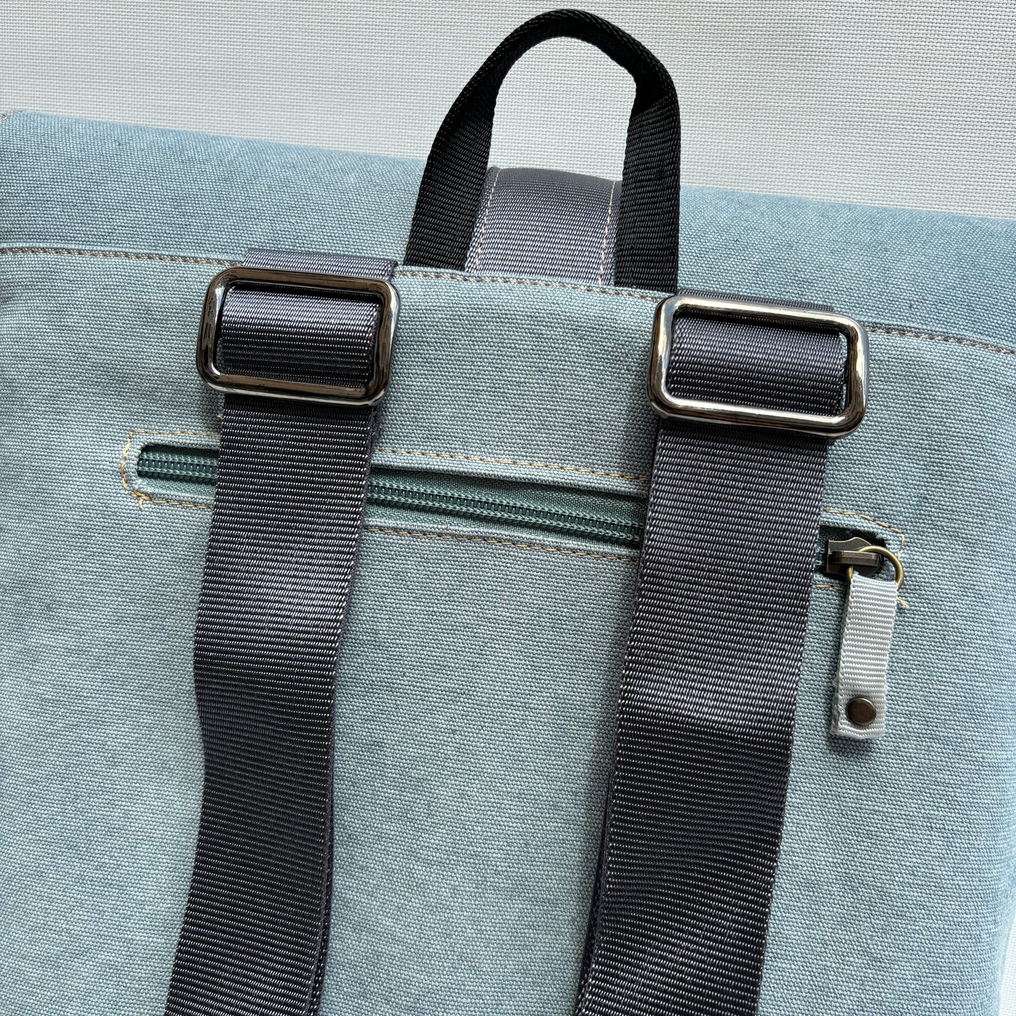 Mochila Top Caomka · Tejido natural de cáñamo · Pieza Única 15568
