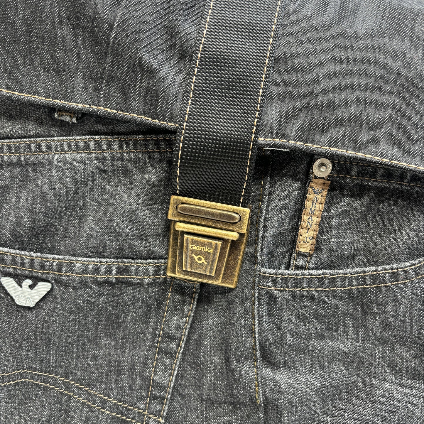 Mochila Top Caomka Recycled ♻️ Jeans · Pieza Única 15595
