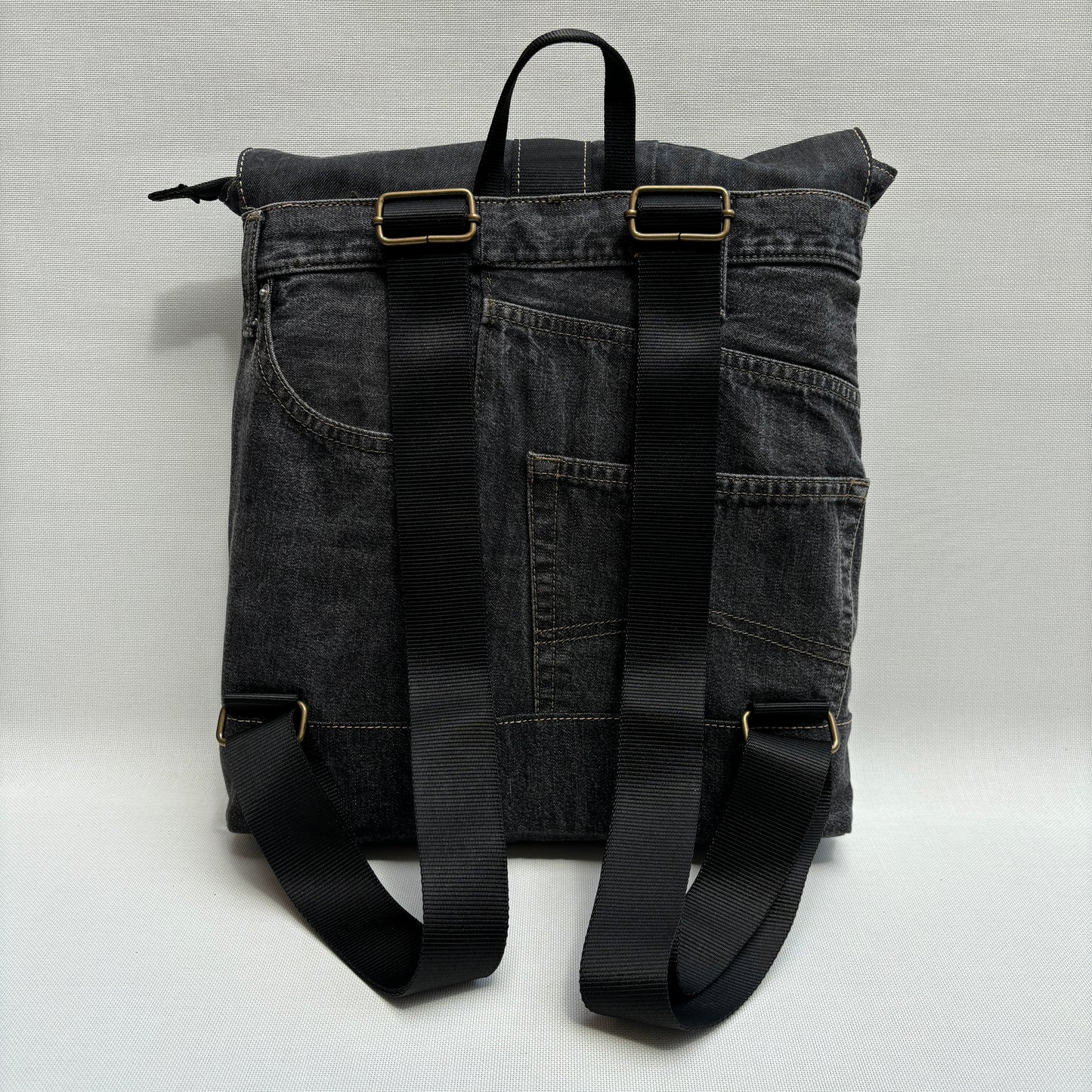 Mochila Top Caomka Recycled ♻️ Jeans · Pieza Única 15595