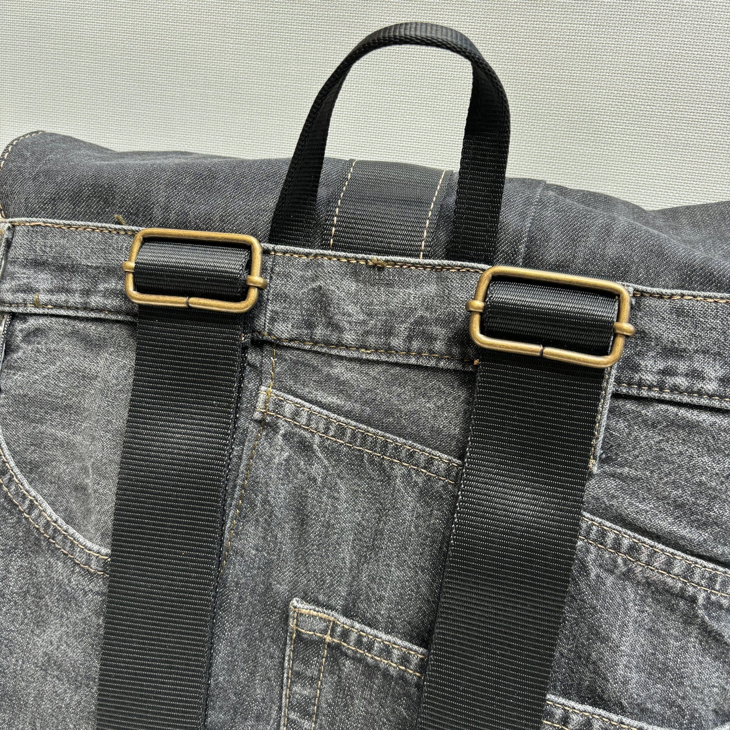 Mochila Top Caomka Recycled ♻️ Jeans · Pieza Única 15595