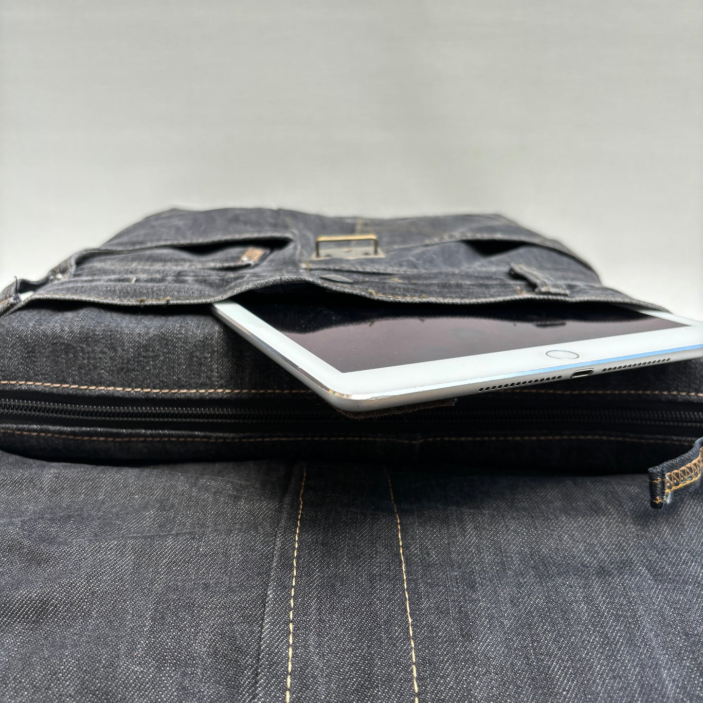 Mochila Top Caomka Recycled ♻️ Jeans · Pieza Única 15595