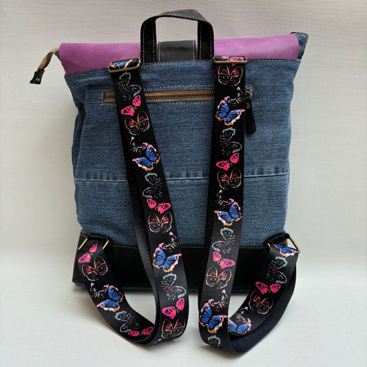 Mochila Top Caomka Recycled ♻️ Jeans · Pieza Única 15596