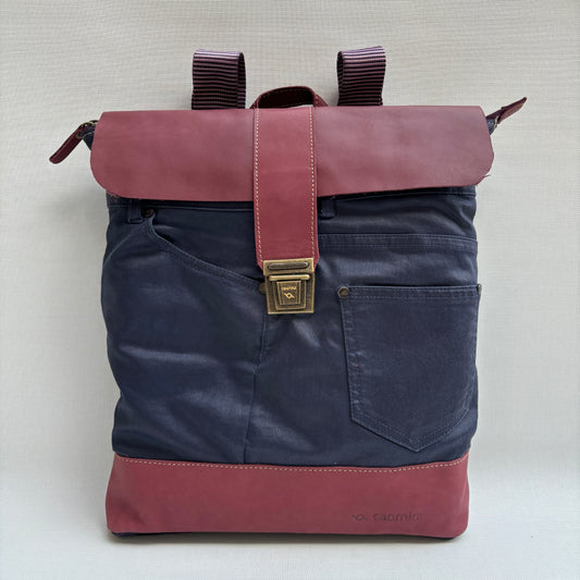 Mochila Top Caomka Recycled ♻️ Jeans · Pieza Única 15606