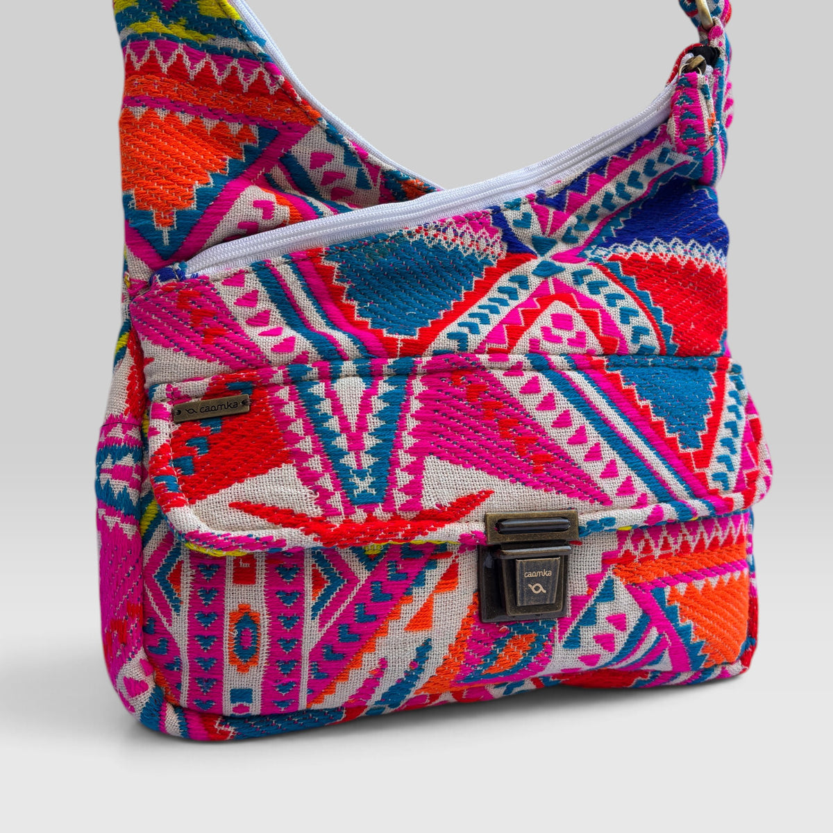 Bolso Bandolera Súper Caomka "Happy Boho" · Pieza Única Núm. 19558