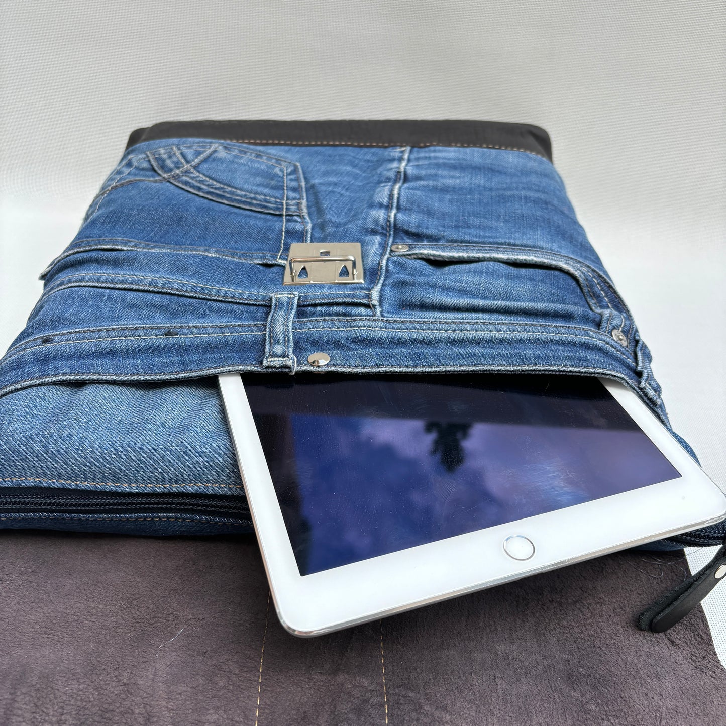 Mochila Top Caomka Recycled ♻️ Jeans · Pieza Única 15607