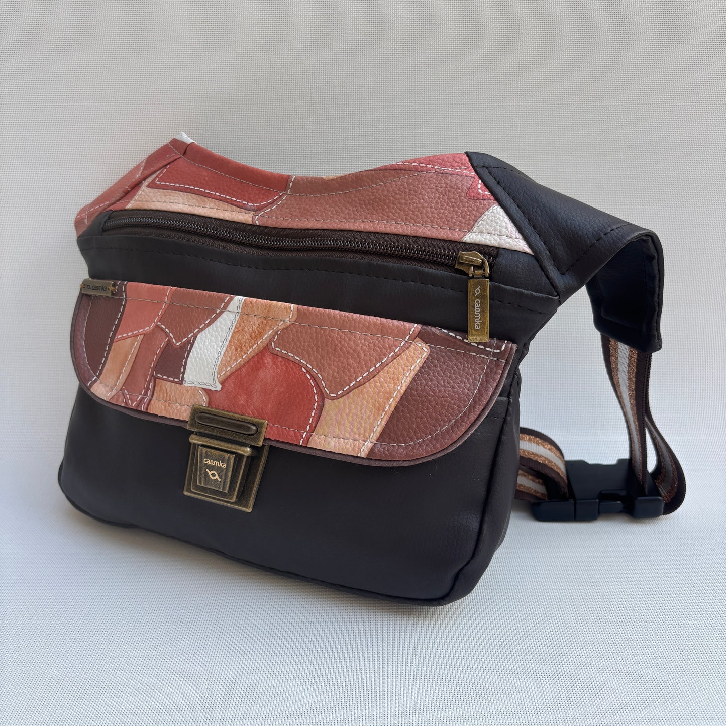 Riñonera "Special Patchwork Top" · Polipiel · Pieza única Núm. 18025