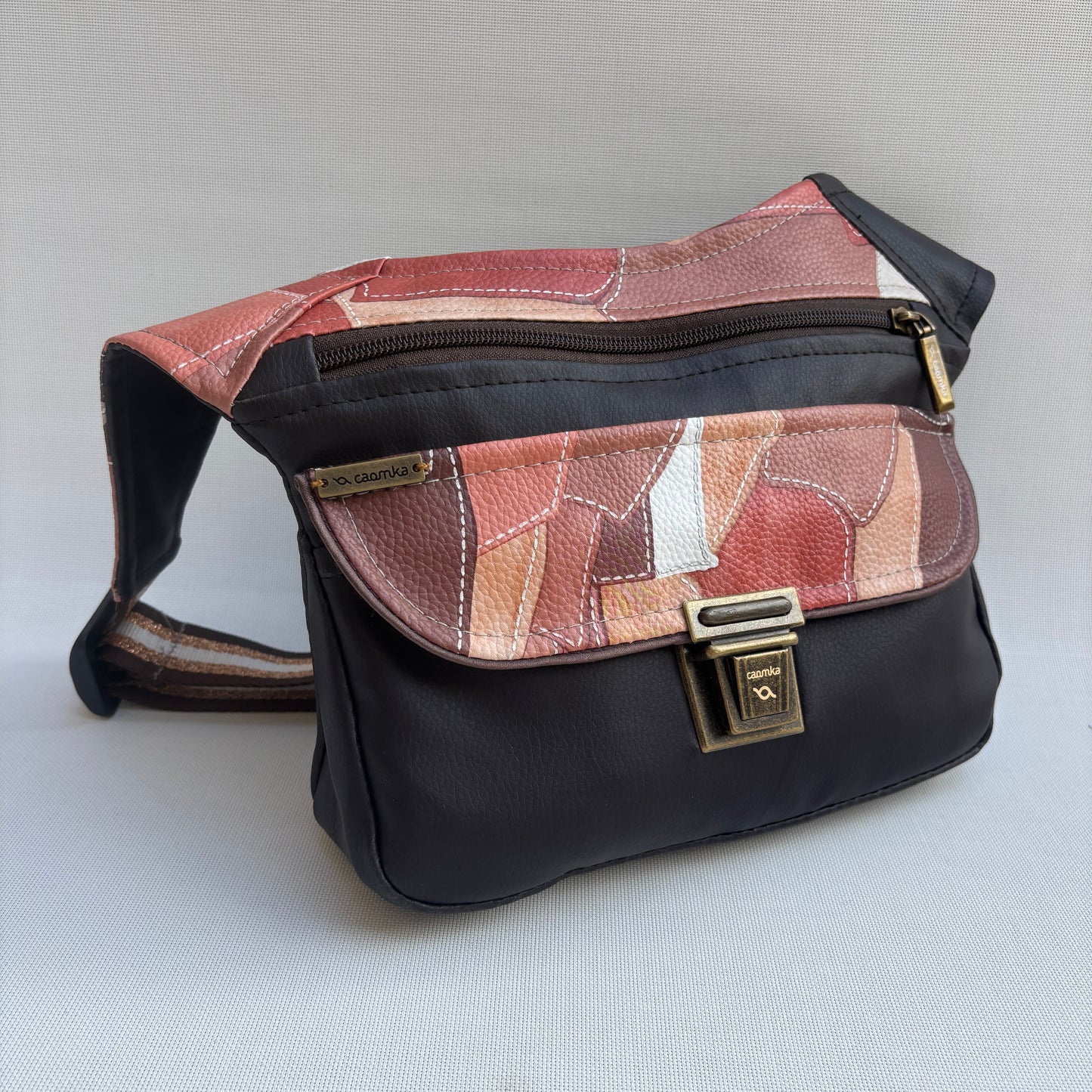 Riñonera "Special Patchwork Top" · Polipiel · Pieza única Núm. 18025