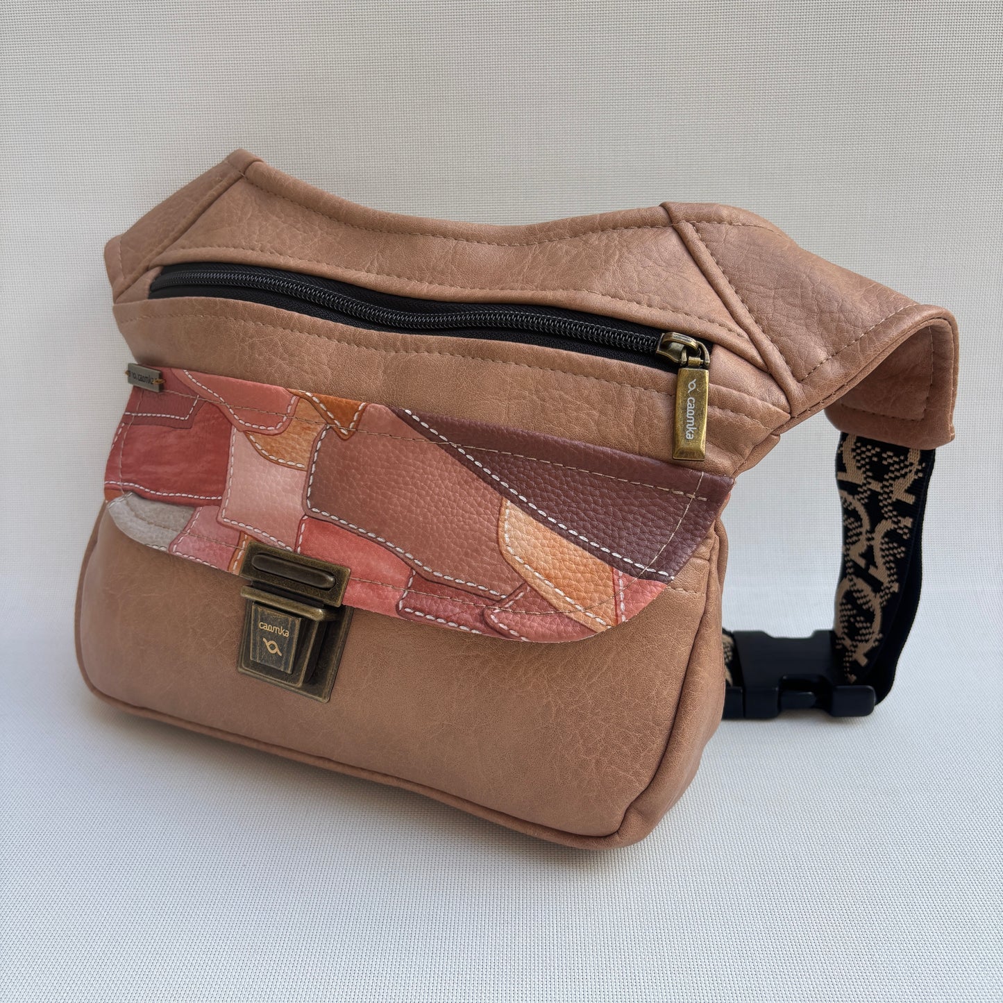 Riñonera "Special Patchwork Top" · Polipiel · Pieza única Núm. 18024