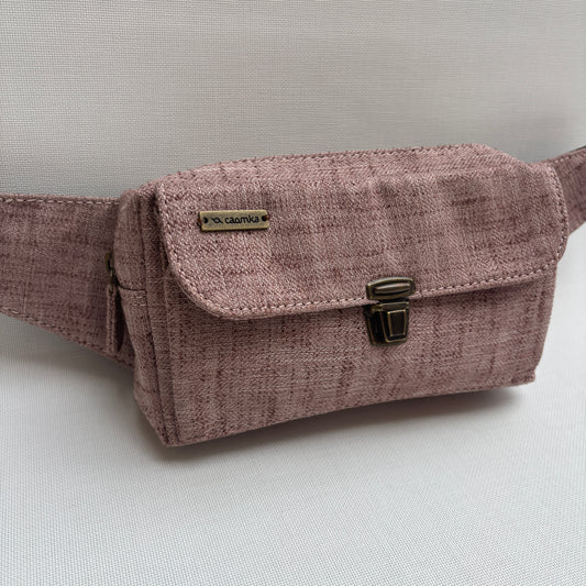 Riñonera Urban · ROMA (Rosa/Marrón) · Pieza Exclusiva Núm. 18001