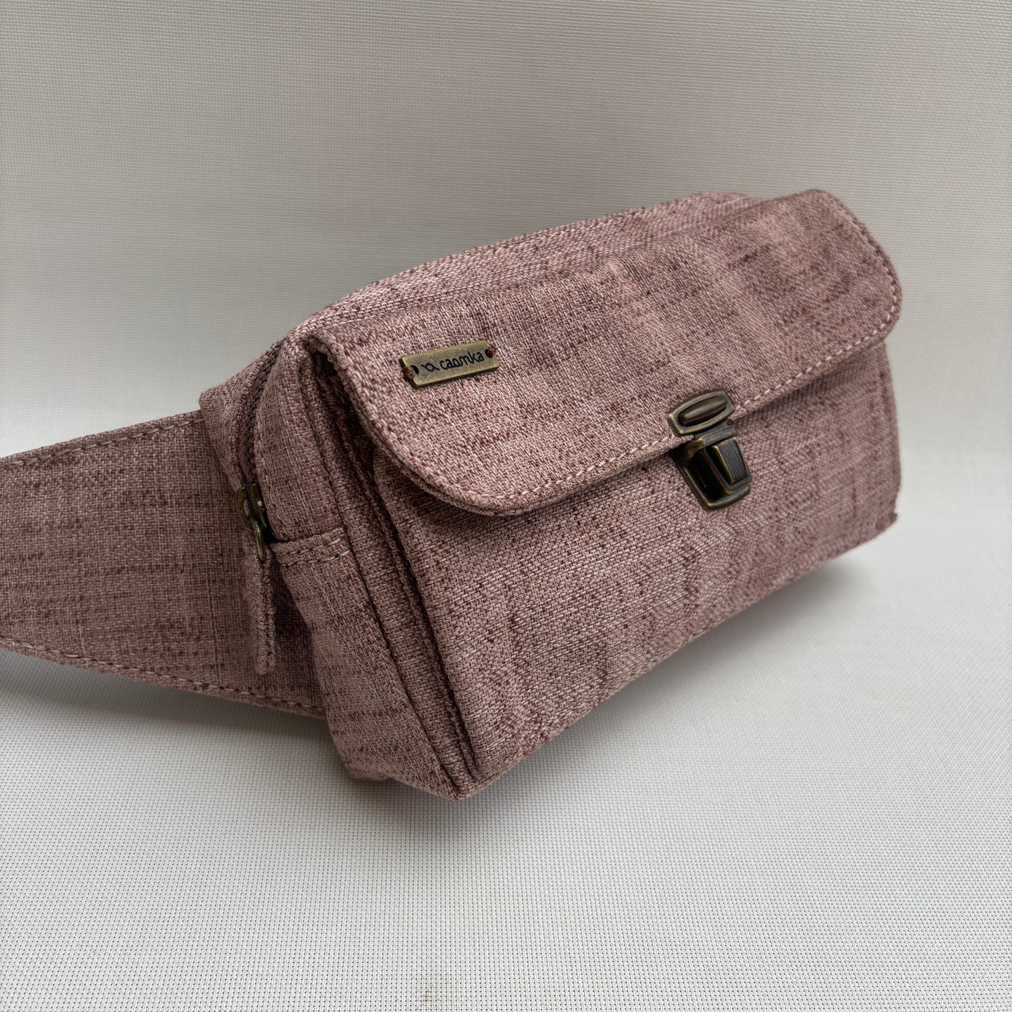 Riñonera Urban · ROMA (Rosa/Marrón) · Pieza Exclusiva Núm. 18001