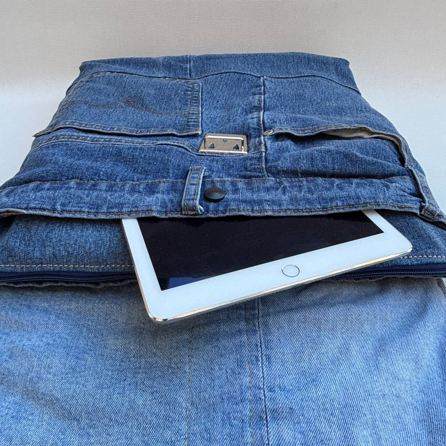 Mochila Top Caomka Recycled ♻️ Jeans · Pieza Única 16479