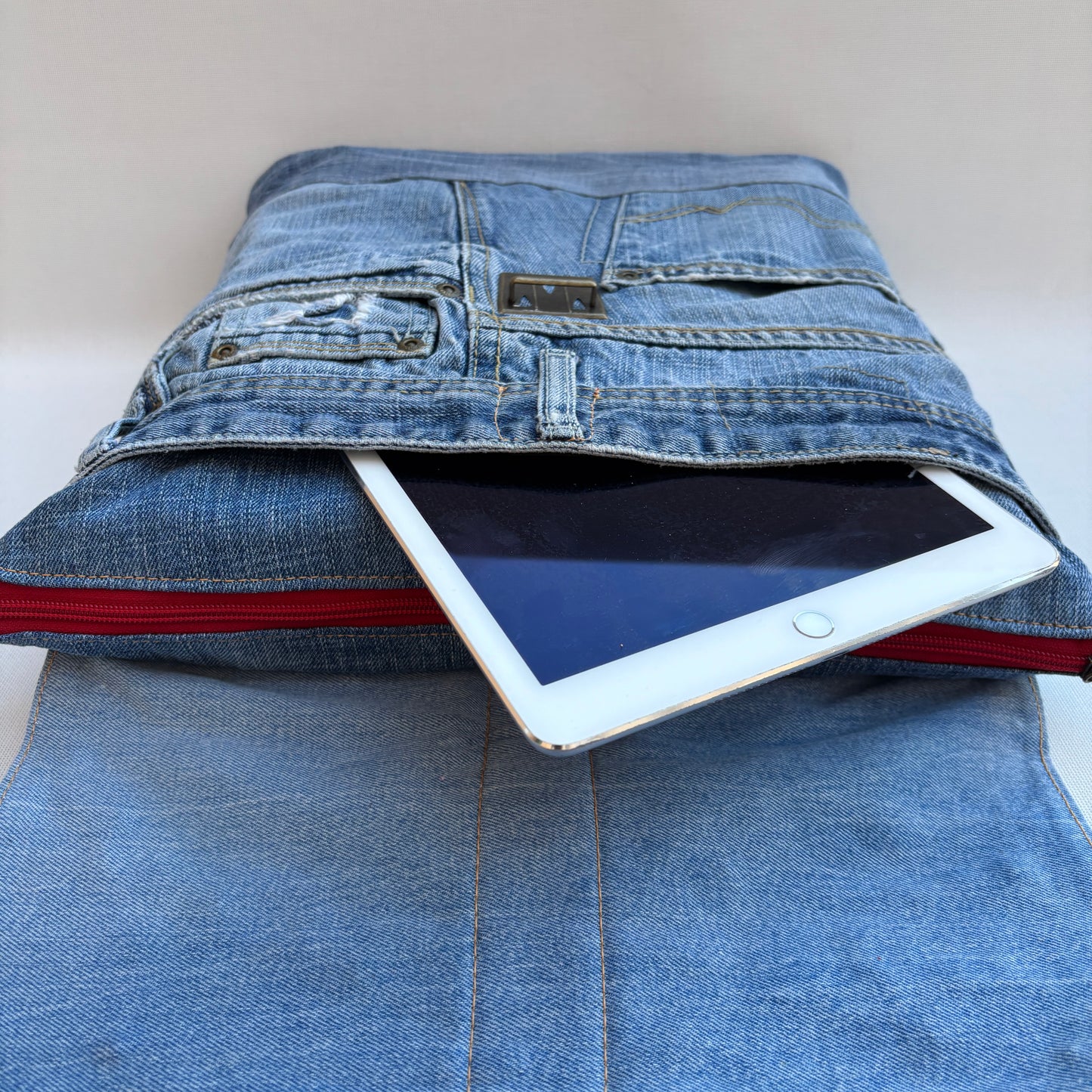 Mochila Top Caomka Recycled ♻️ Jeans · Pieza Única 16609
