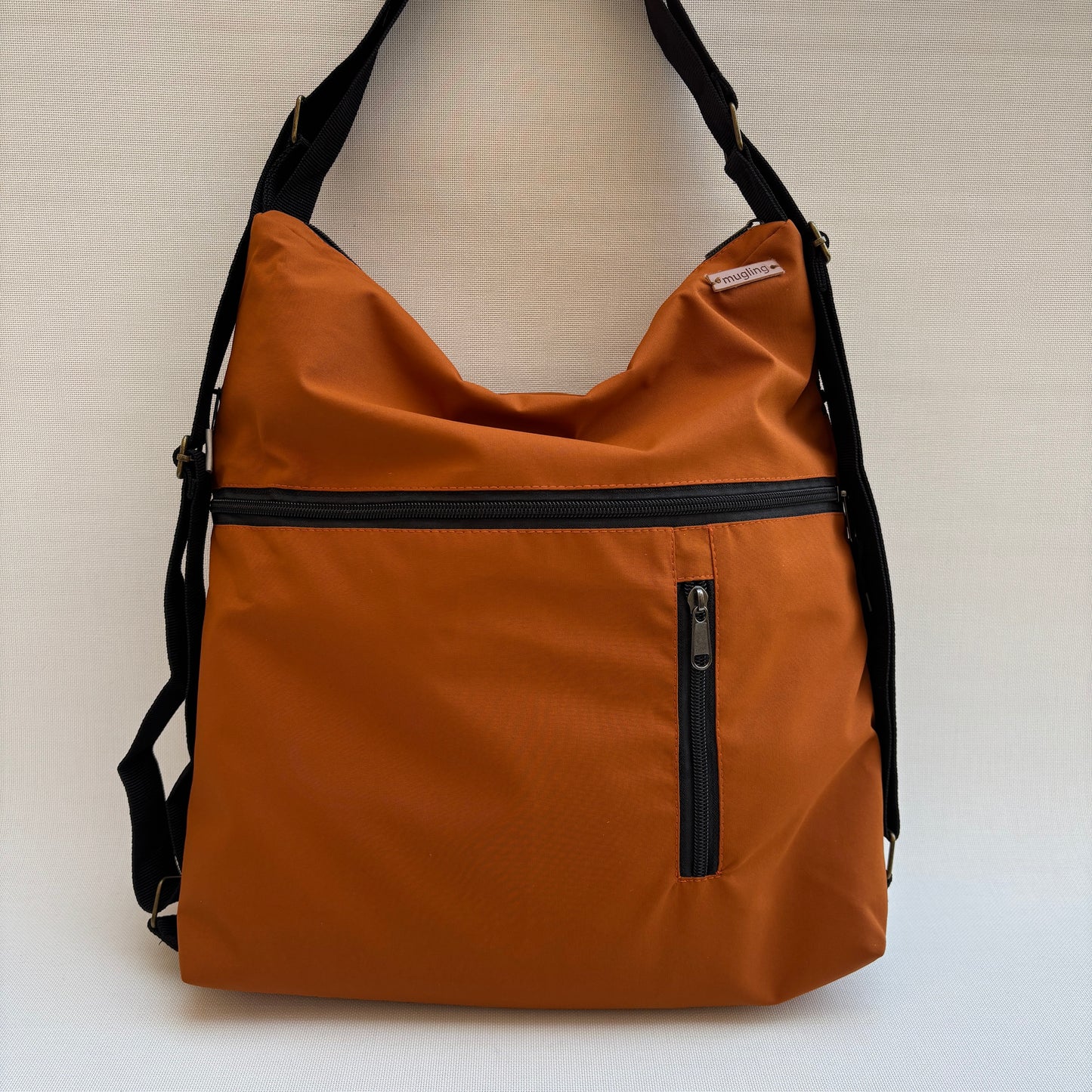Mochila - Bolso - Tote Bag - Impermeable · Mutifunción · "Nepal" Color Teja · Súper ligera · Pieza 17085